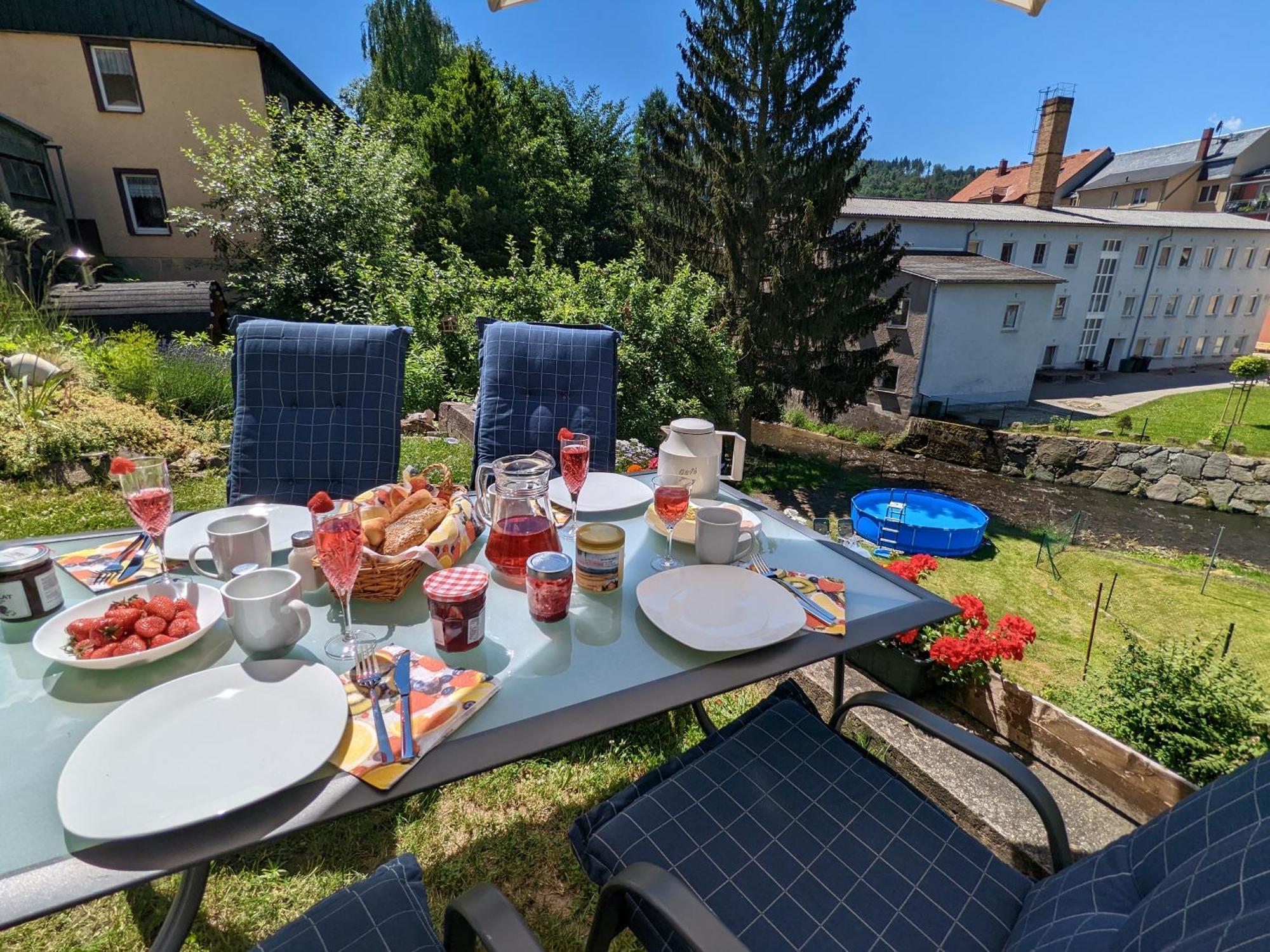 F4 - Urlaubsmagie - Grosse Wohnung Fuer Bis Zu 10 Personen Sebnitz Esterno foto