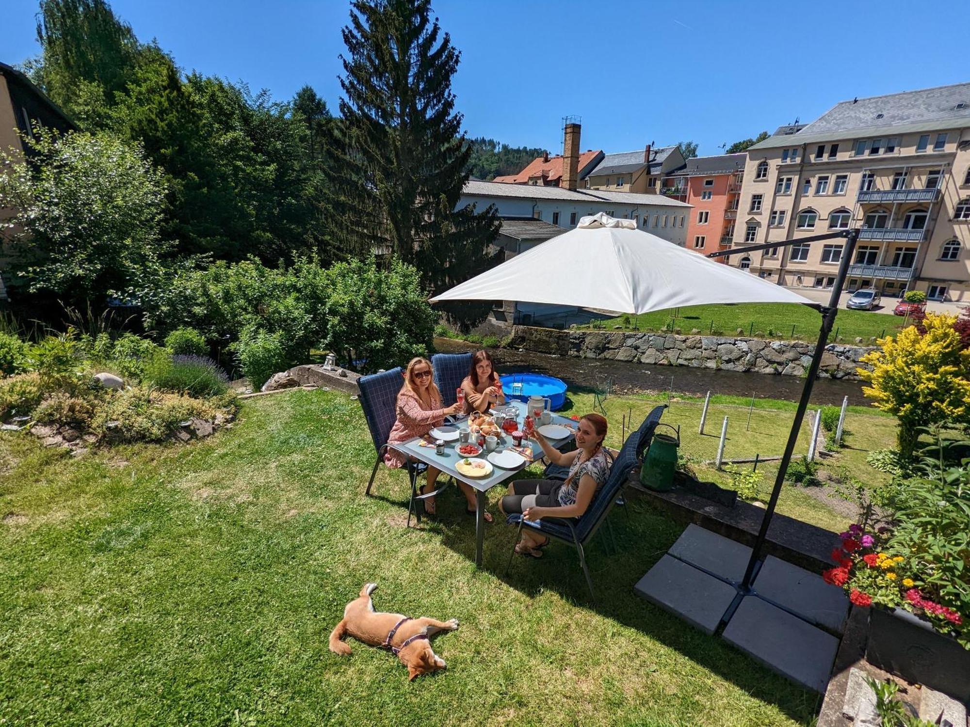 F4 - Urlaubsmagie - Grosse Wohnung Fuer Bis Zu 10 Personen Sebnitz Esterno foto