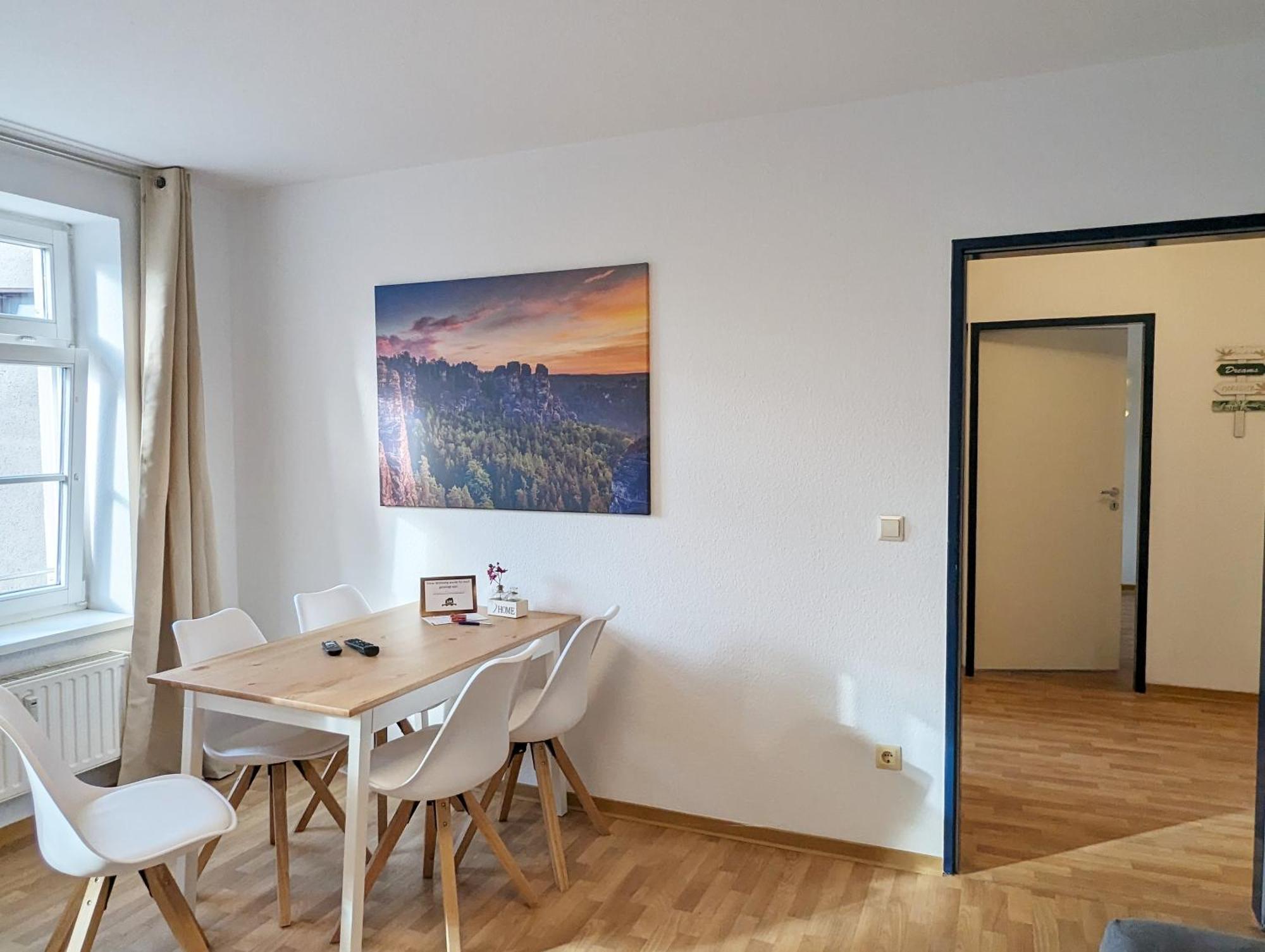 F4 - Urlaubsmagie - Grosse Wohnung Fuer Bis Zu 10 Personen Sebnitz Esterno foto