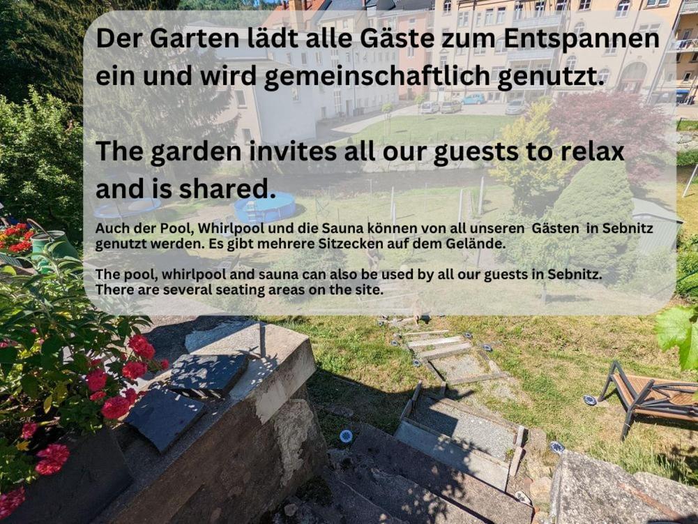 F4 - Urlaubsmagie - Grosse Wohnung Fuer Bis Zu 10 Personen Sebnitz Esterno foto